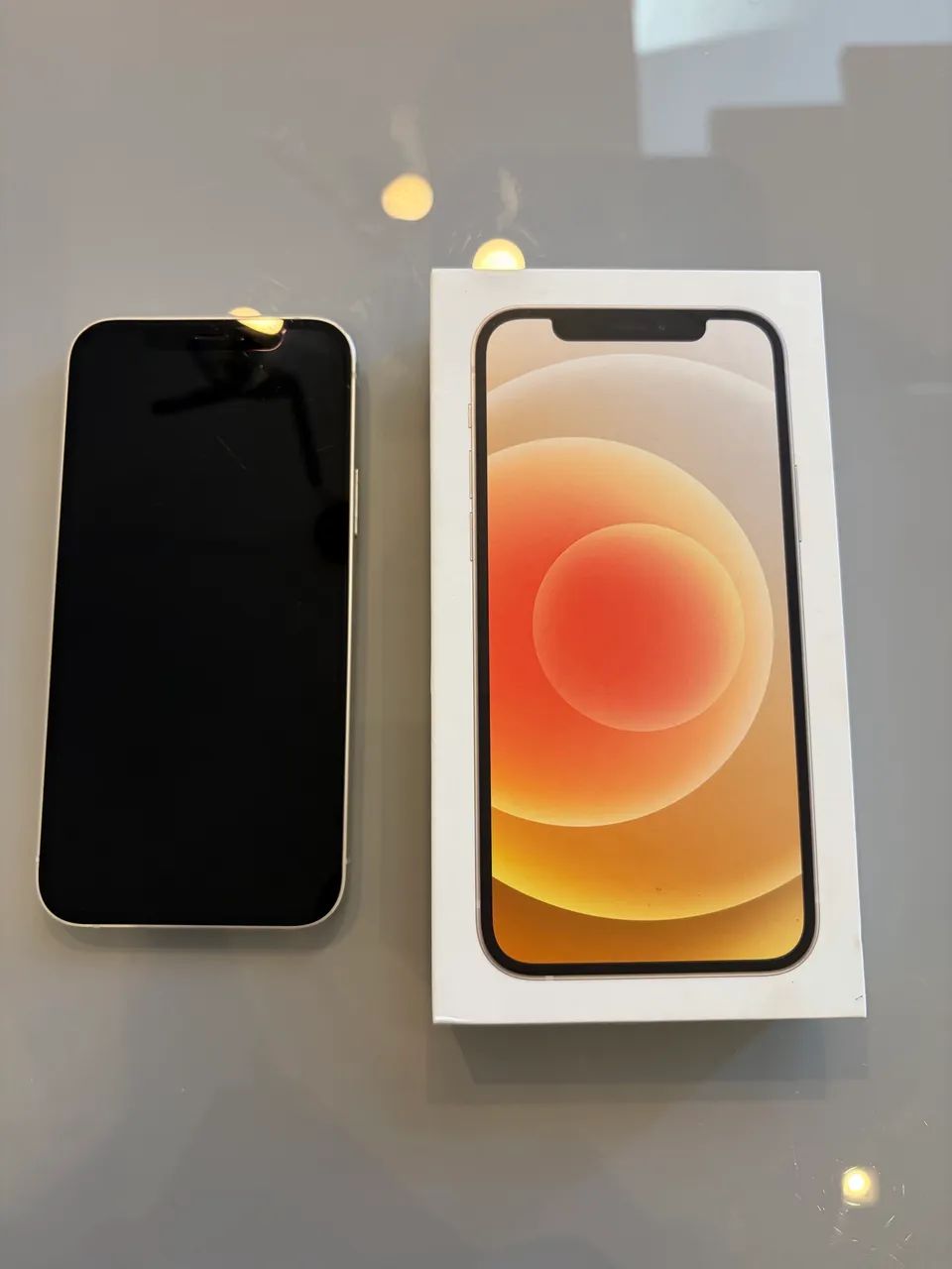 IPHONE 12 64g BRANCO (com caixa)