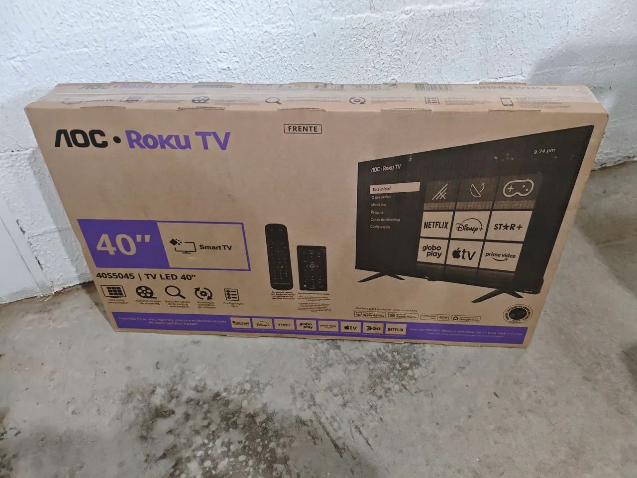 Televisão smart tv AOC ROKU TV nova  - Foto 3