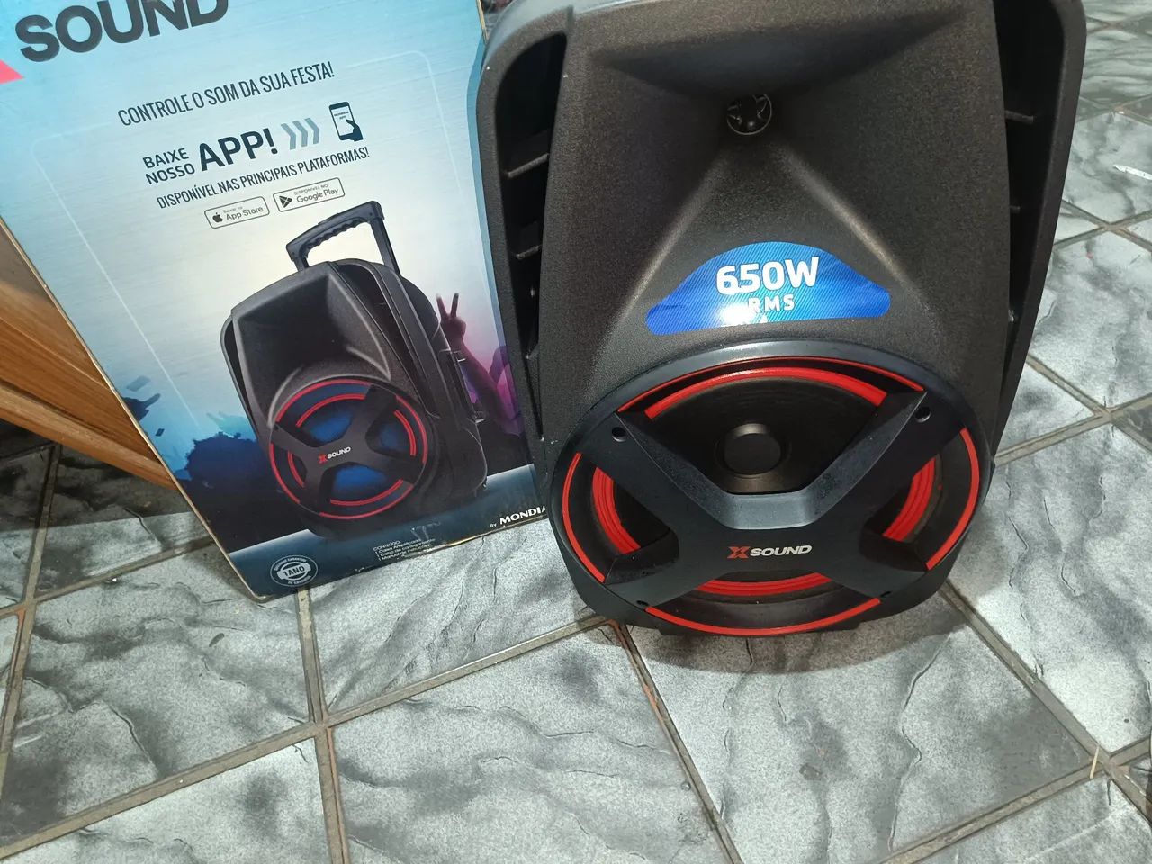 Caixa amplificada 650 whats 