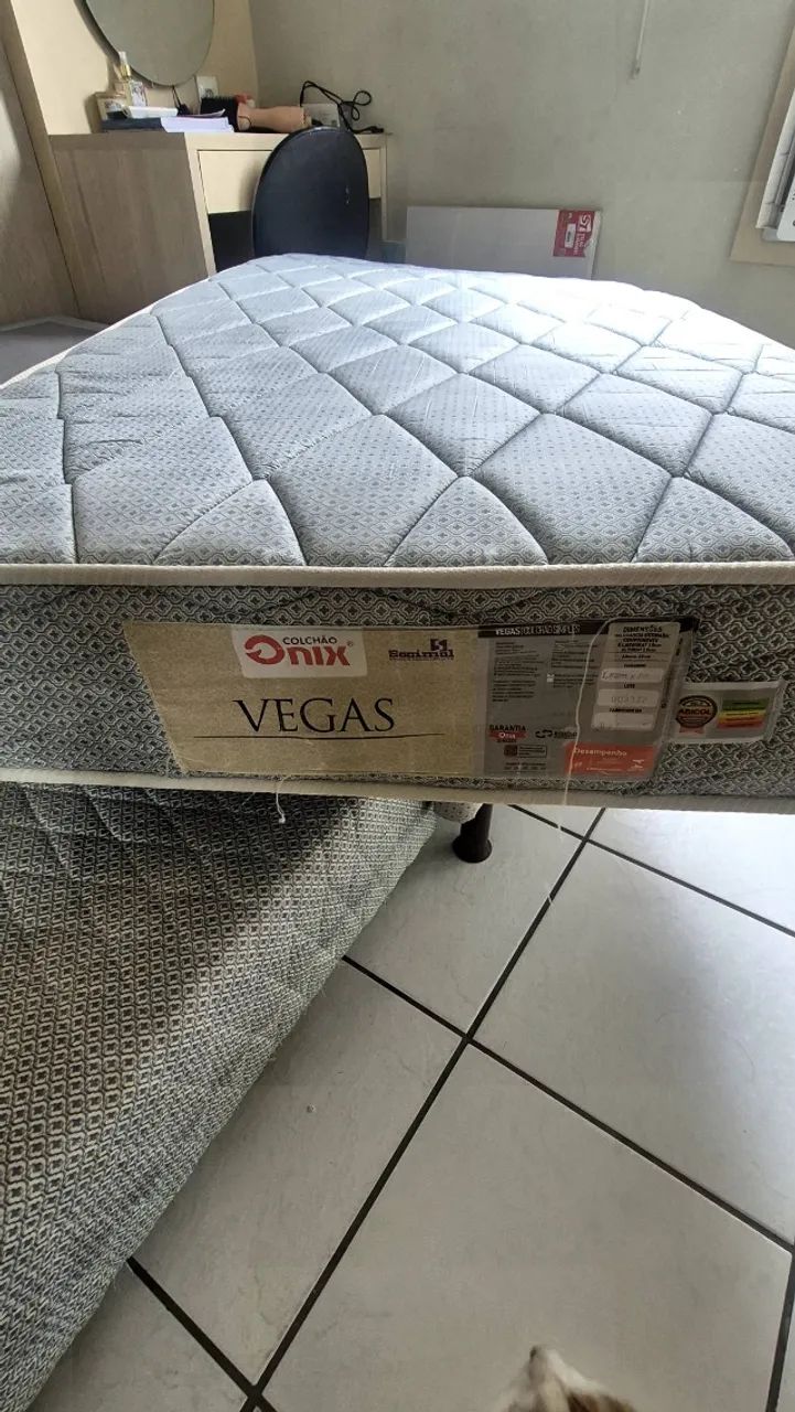 Cama box de mola solteiro com cama auxiliar  - Foto 2