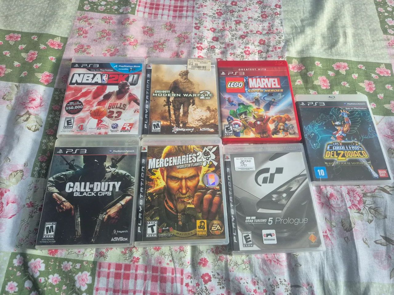 6 jogos de Ps3 completos com manual.