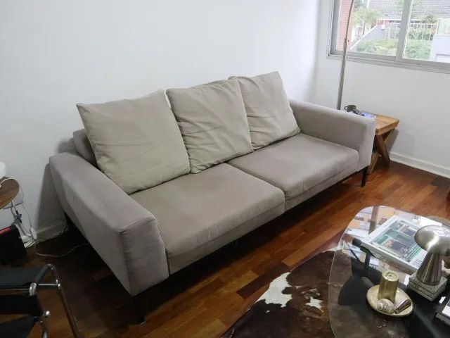 Sofá retrátil 3 lugares TokStok