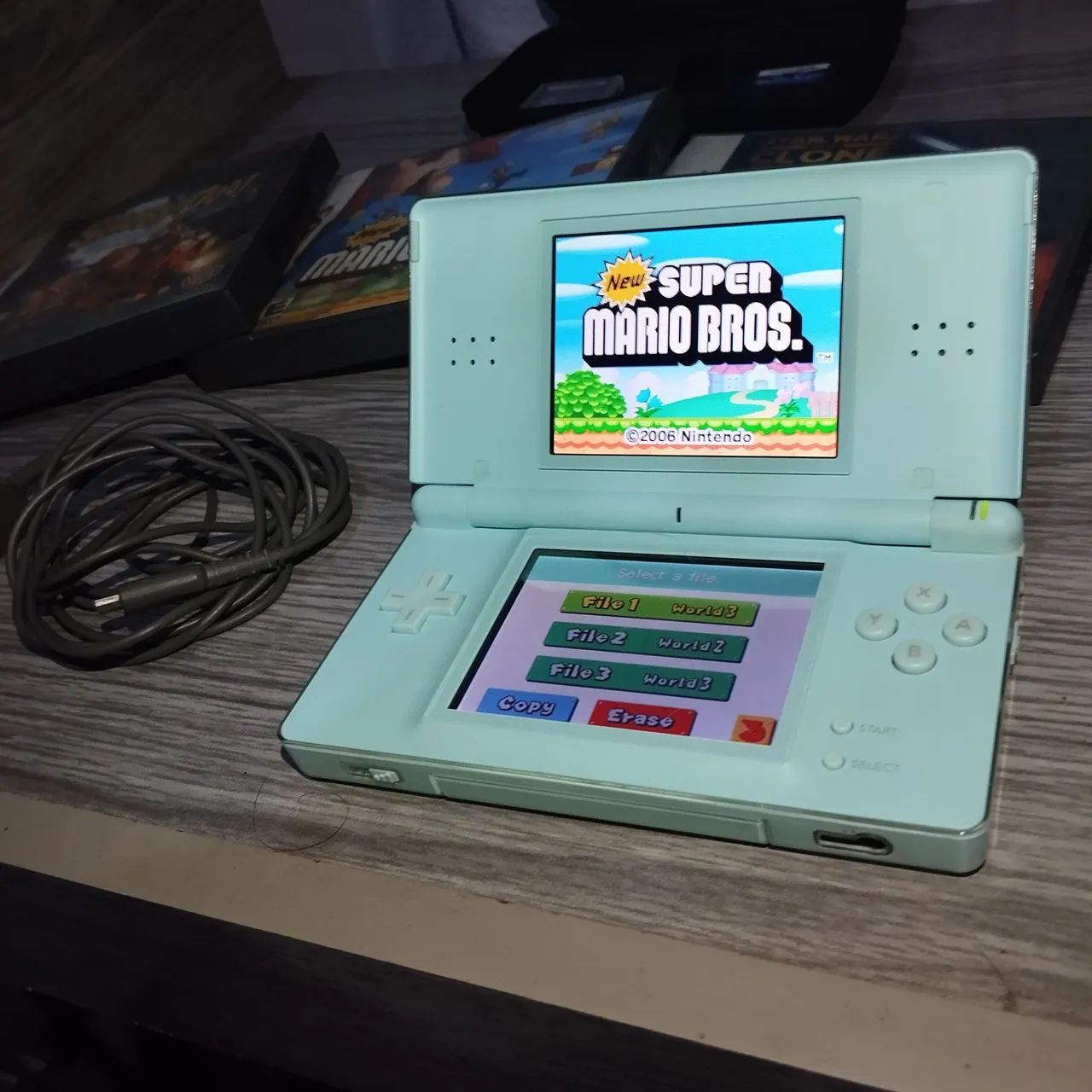 Nintendo Ds Lite + 5 Jogos  - Foto 2