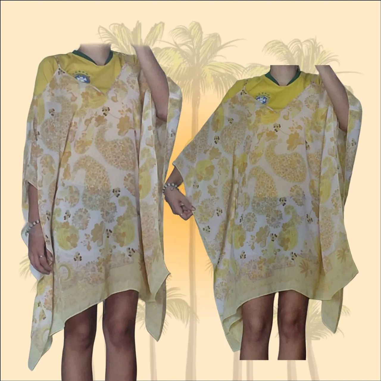 saída de praia estilo kaftan - Foto 2