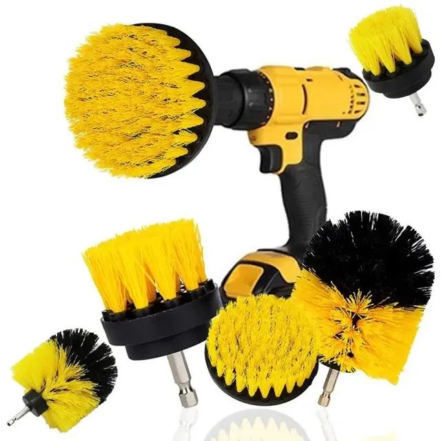 kit 3 escovas rotativas para uso furadeira limpeza ns-4872 - Foto 2