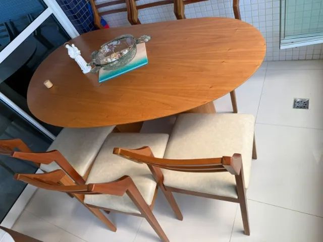 Mesa de jantar com 6 cadeiras - Foto 2