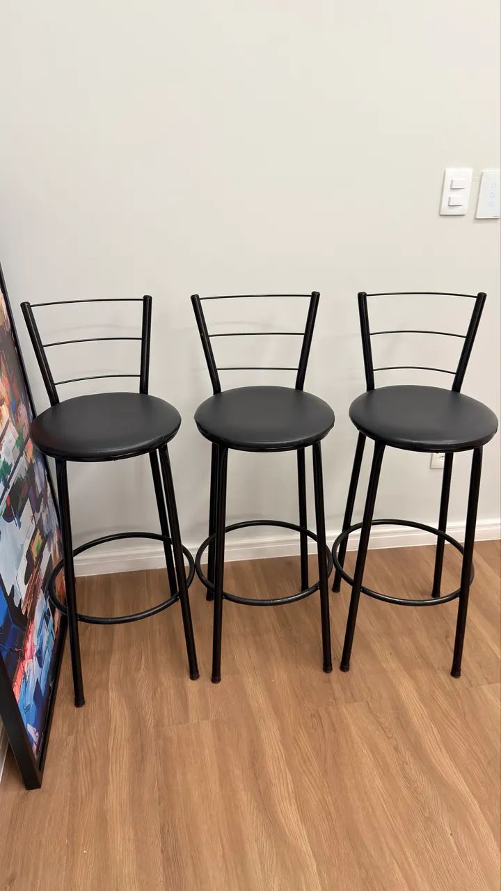 3 Cadeiras de Bancada  - Foto 3
