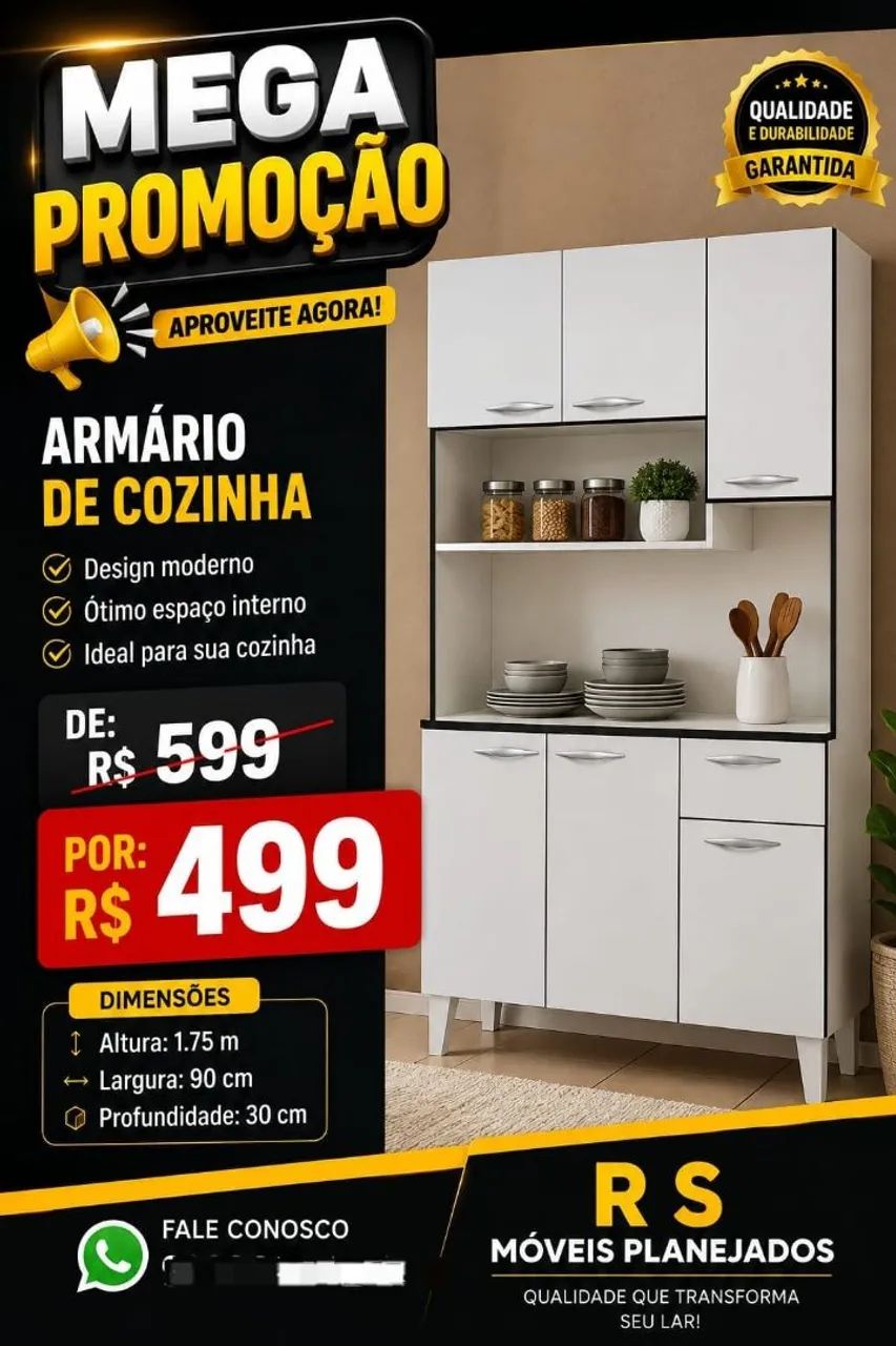 Promoção de armário 