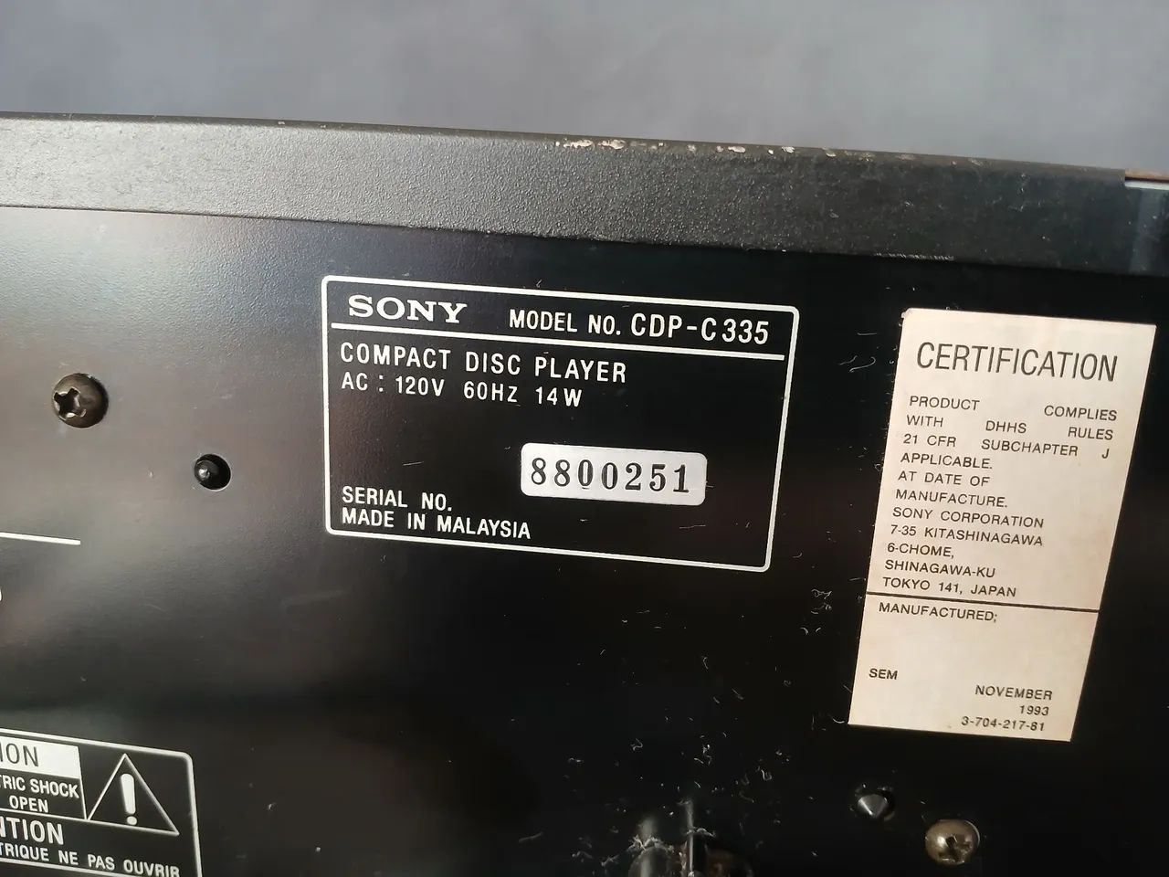 CD player Sony CDP C235 - Foto 4