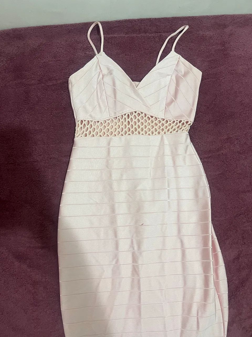 Vestido longo rosa bebê  - Foto 4