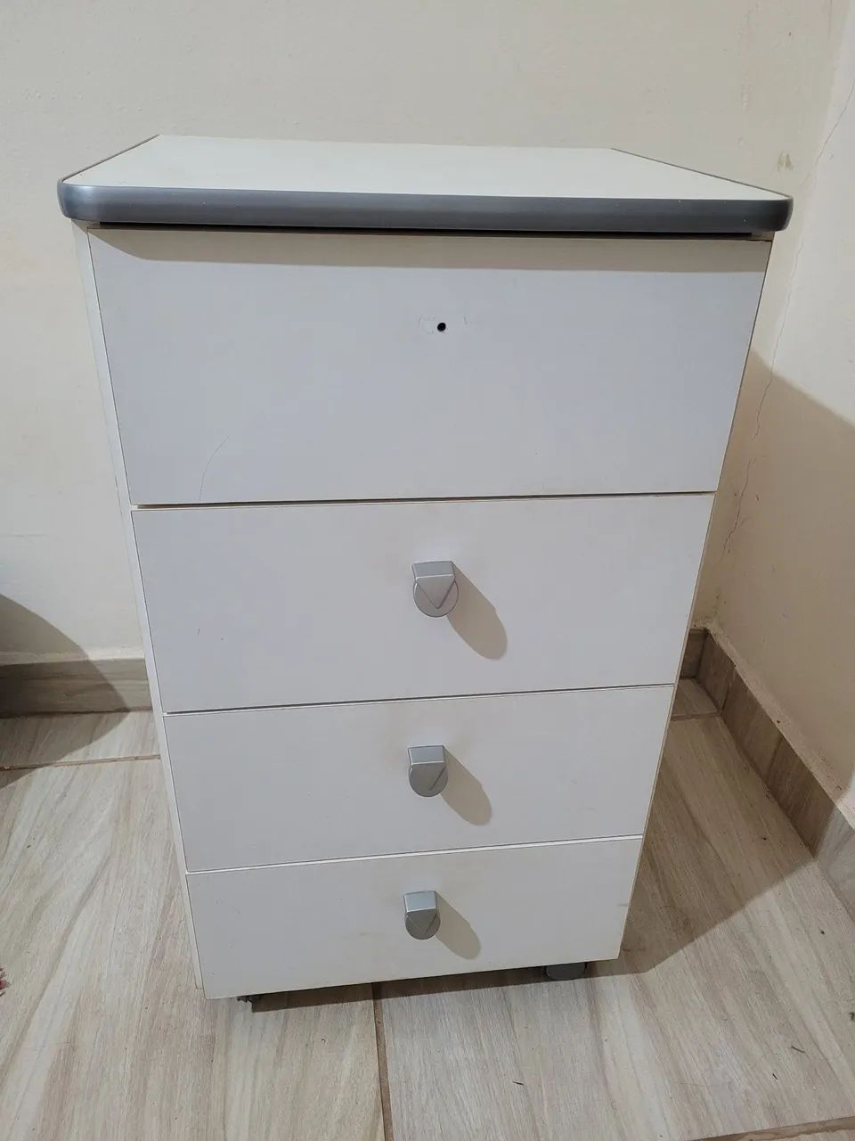 Gaveteiro 4 gavetas branco