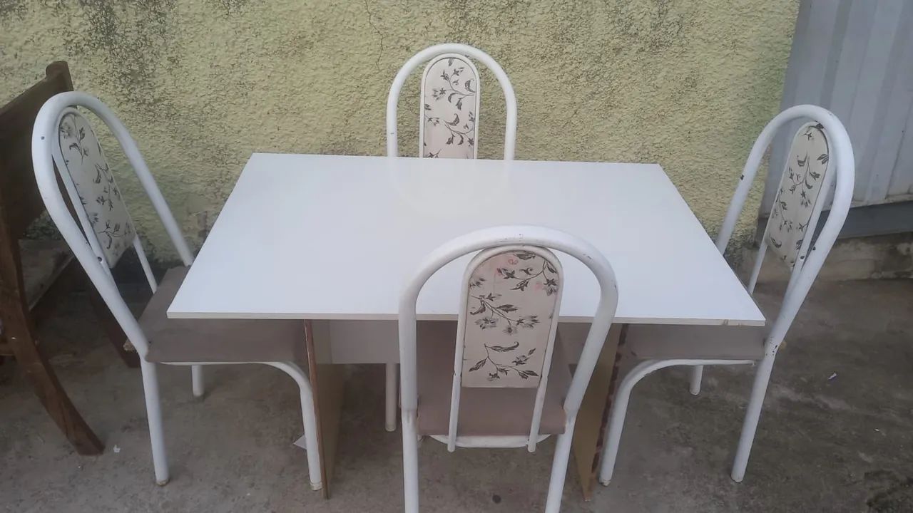 Mesas para sala jantar 4 cadeiras $350 cada  - Foto 2