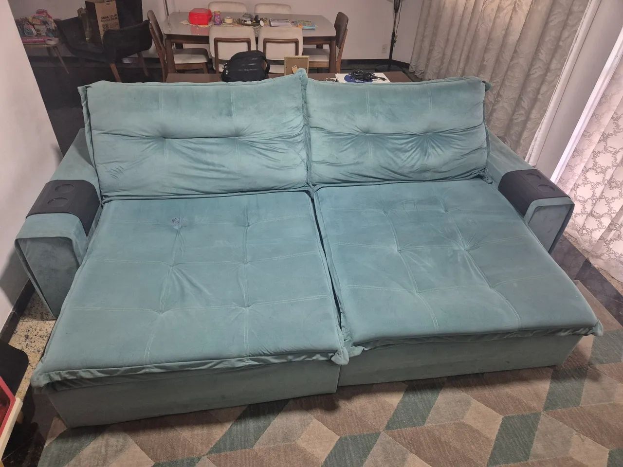 Sofá Retrátil 2,90m - Seminovo  - Foto 3