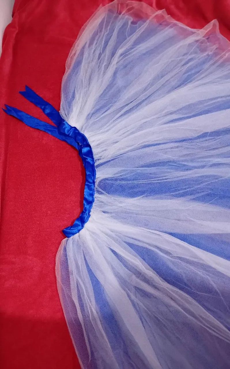 Saia de tule adulto com duas cores   - Foto 4