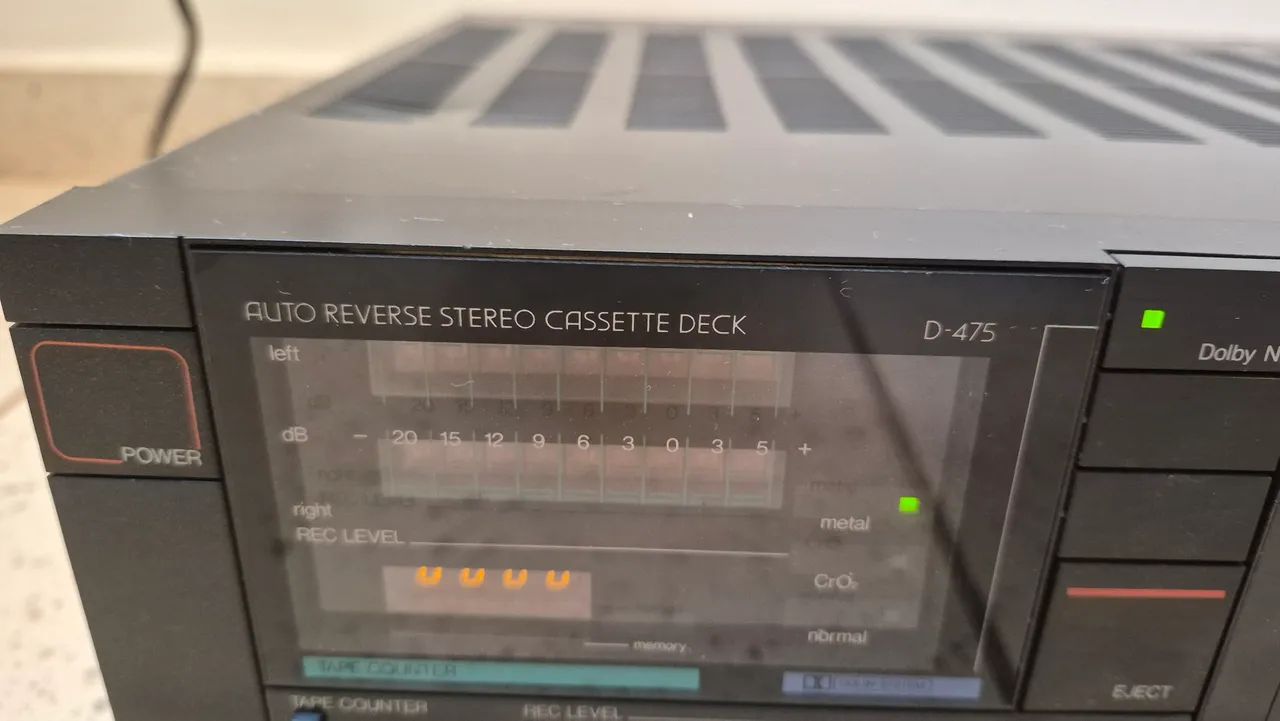 Tape Deck D-475 Auto Reverse Estéreo Gravador de Cassete - Gradiente - Foto 3