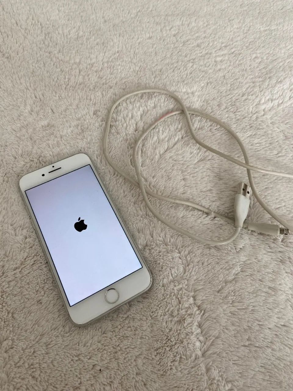 iPhone SE 8 - Branco/Prata + Cabo - Foto 3