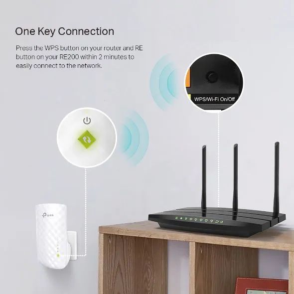Repetidor de Wi-Fi TP-Link AC750 RE200 - Foto 3