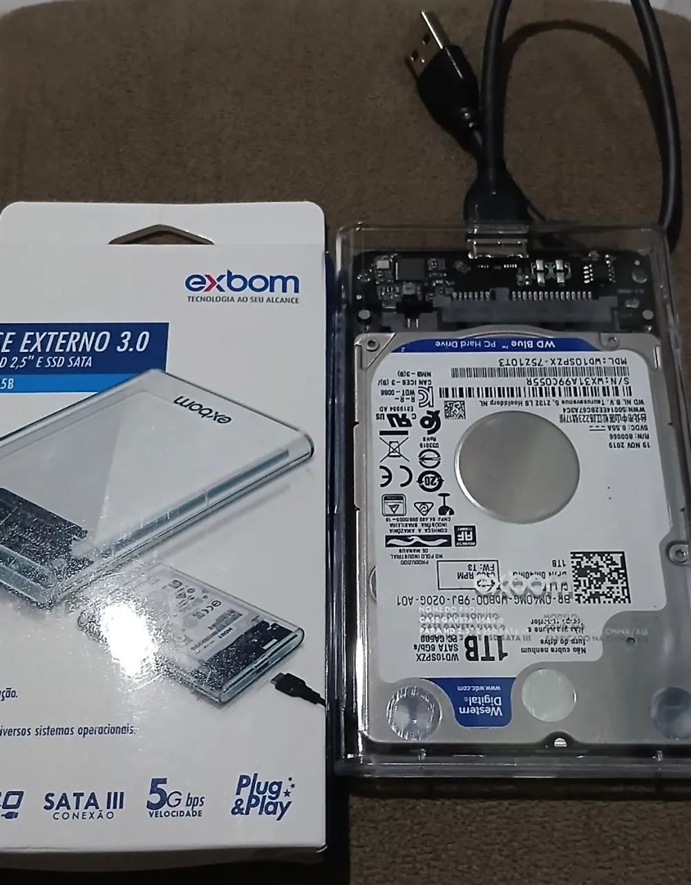 Hd 1 tera  com CASE