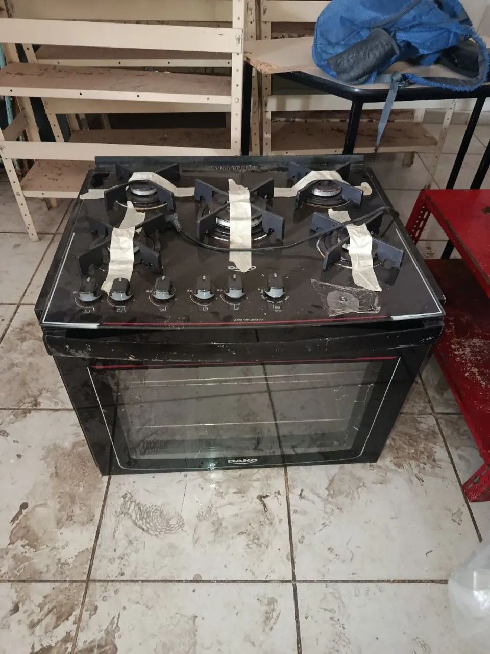 Fogão 5 bocas da Dako 