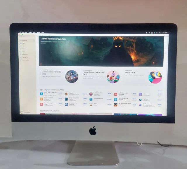 iMac Apple A1418 Late 2013 21,5 i5 Quad Core 8GB 1TB com macOS