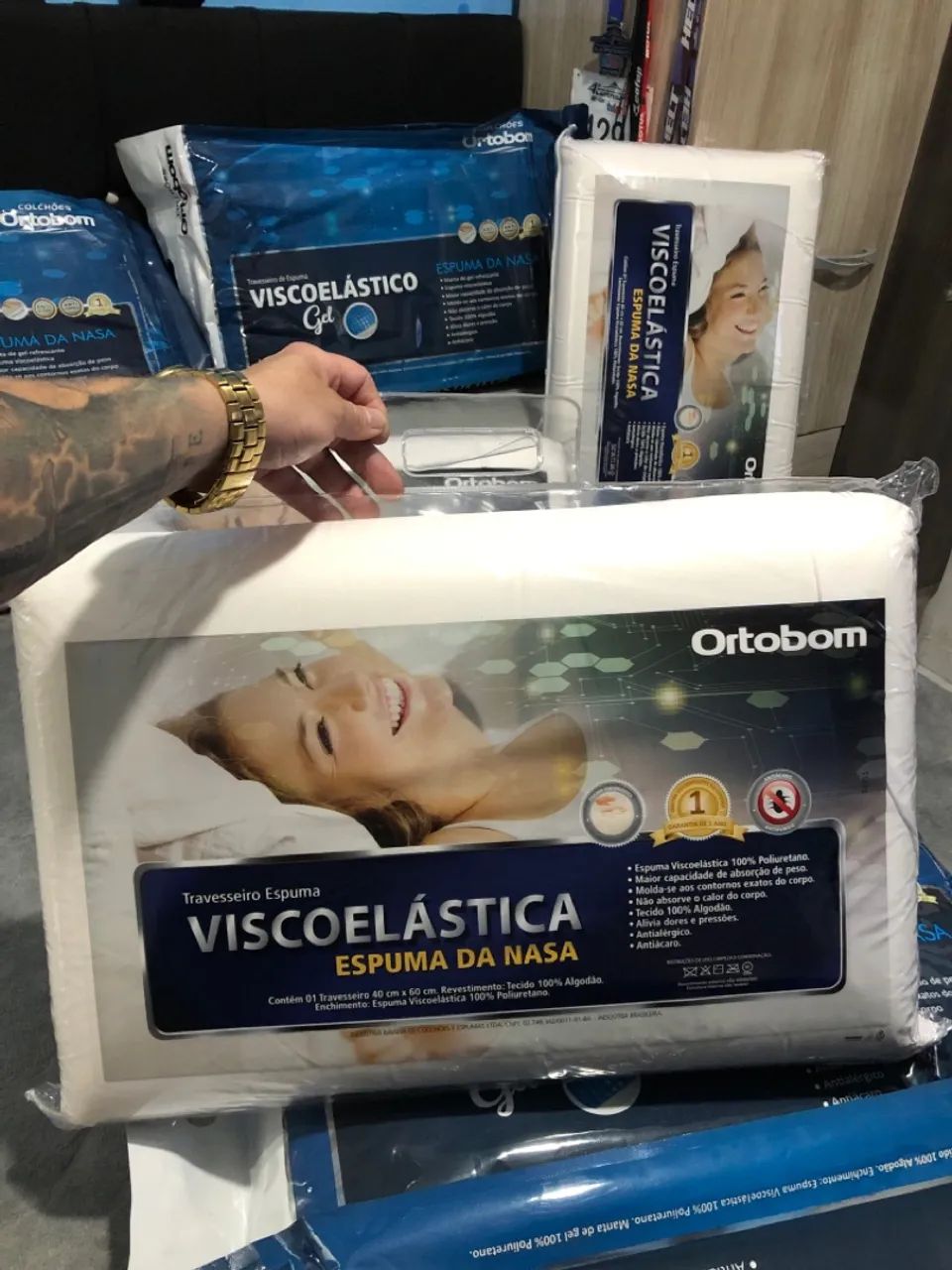 Vendo travesseiro ortobom  - Foto 4