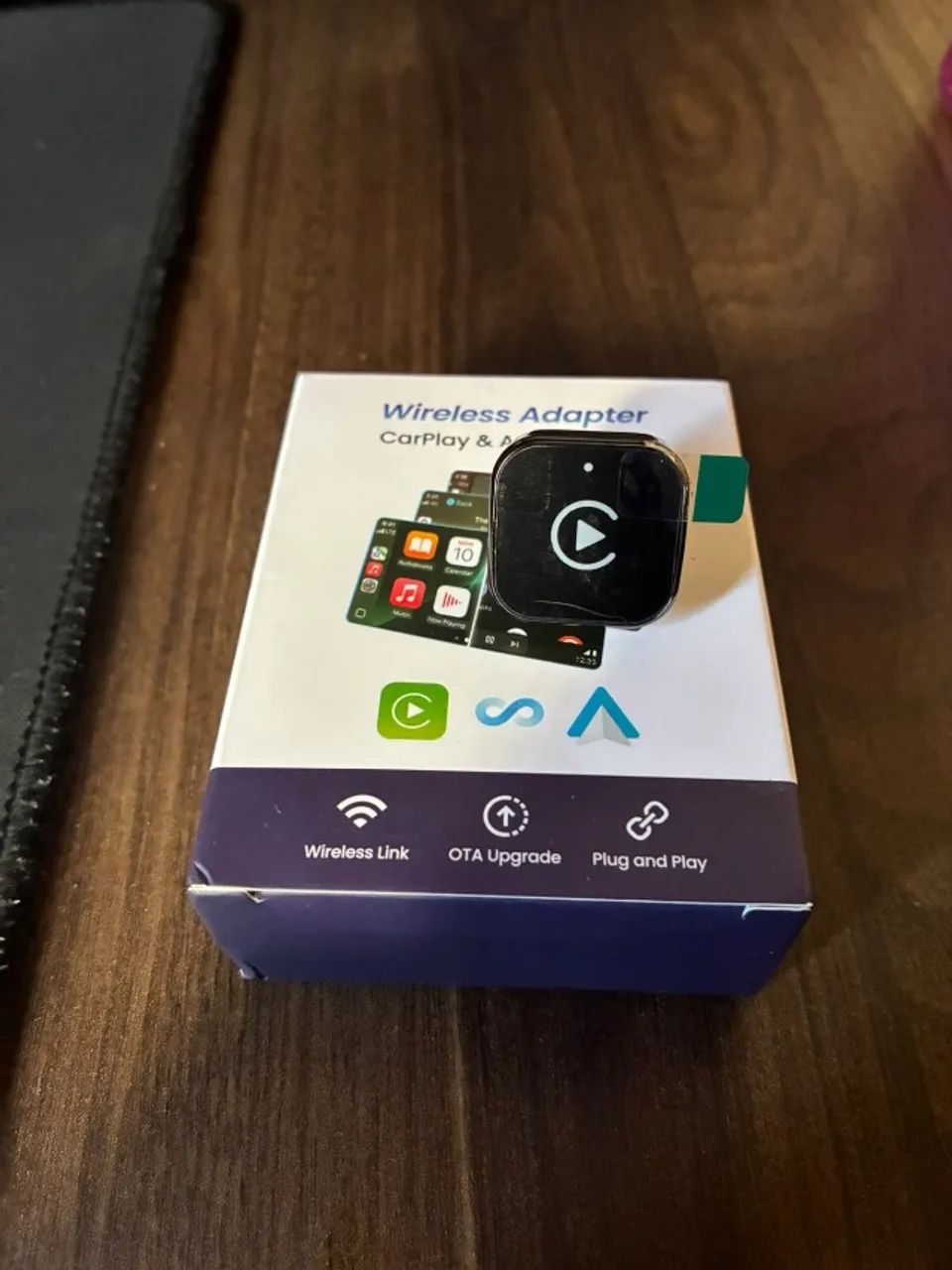 Adaptador Wireless CarPlay para Apple iPhone e AndroidAuto USB - Foto 3