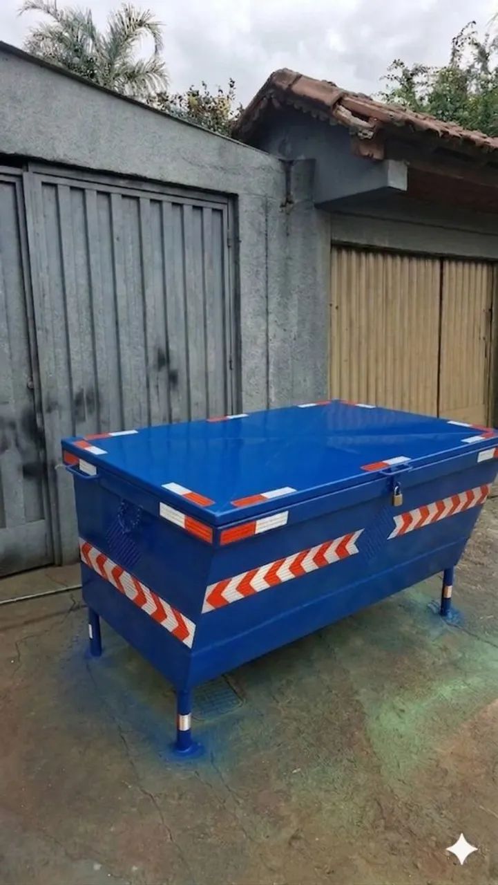 Lixeira grande capacidade 2800lts  - Foto 2