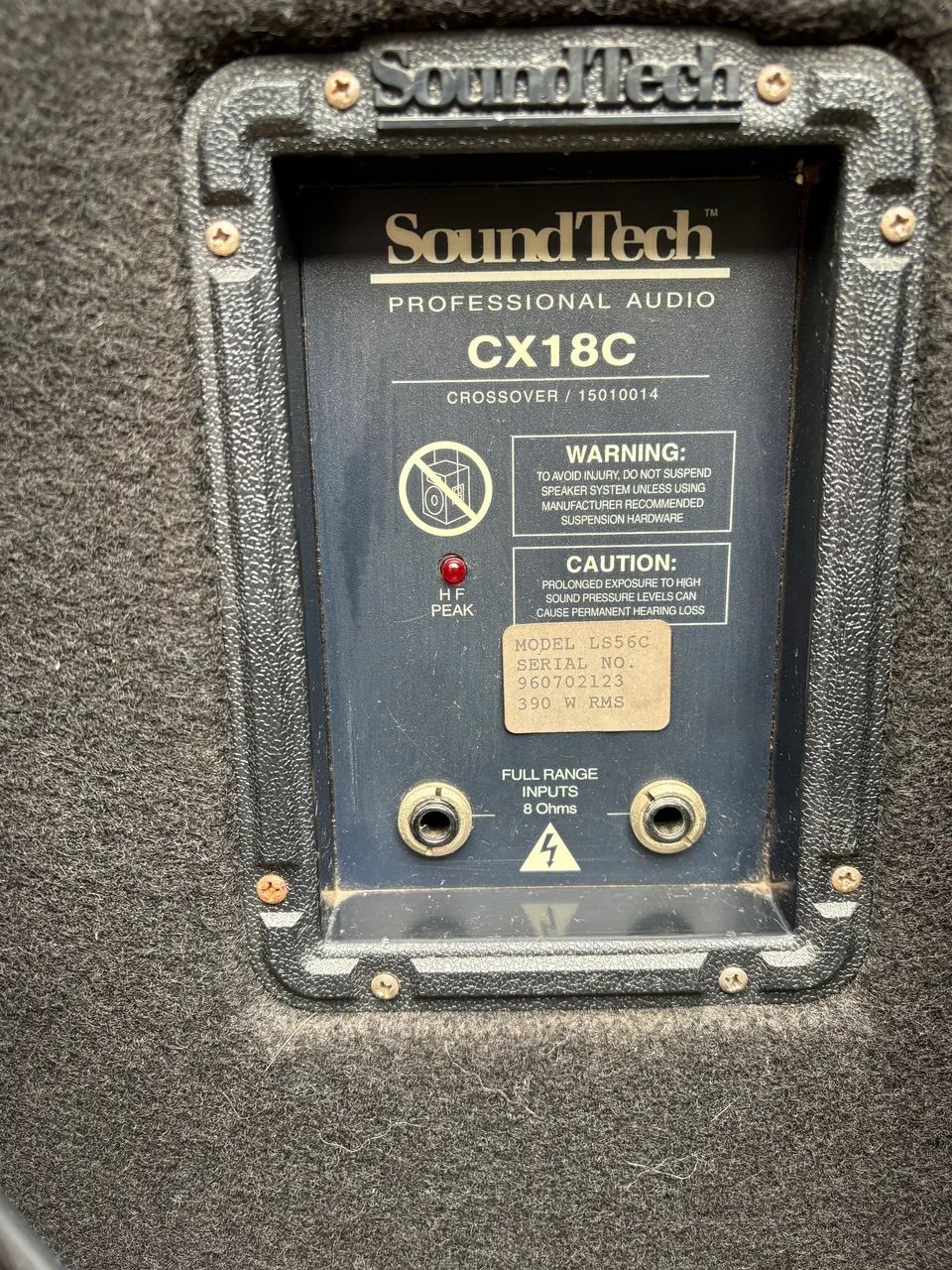 Caixas de som PA 390w passivas Soudtech USA impecáveis!! - Foto 4