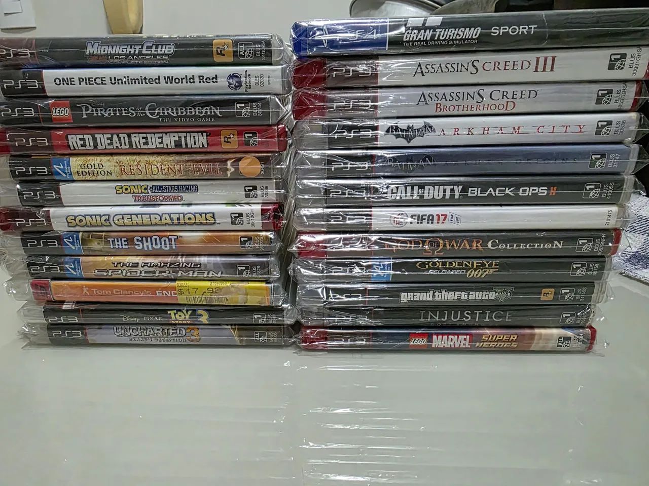 COMBO 23 JOGOS PS3 E 1 PS4