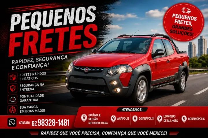 pequenos fretes R$ 150,00