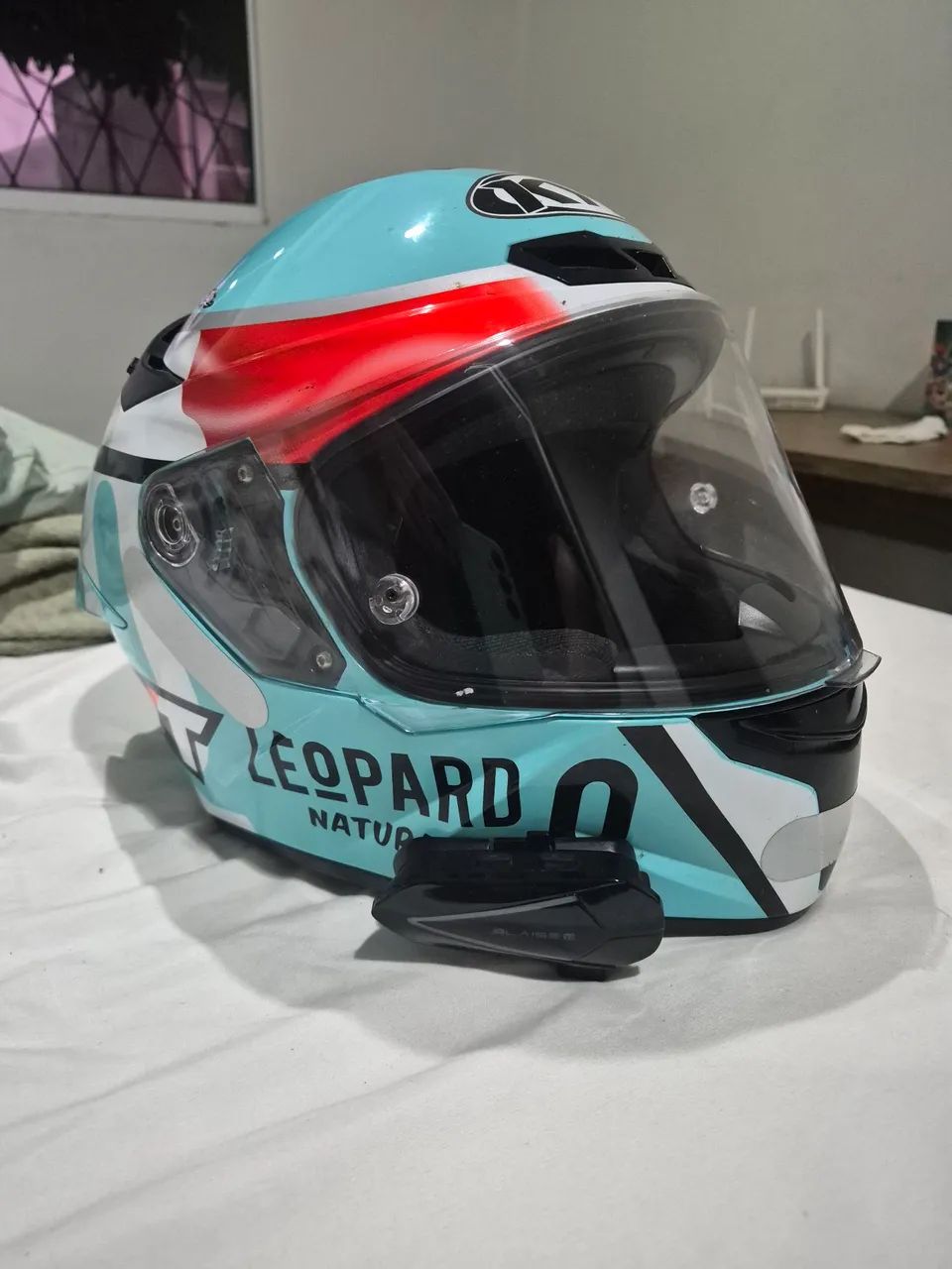 Capacete kyt leopard tamanho 60 - Foto 3