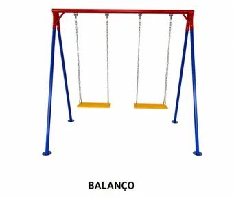 Balanço 2 lugares de ferro