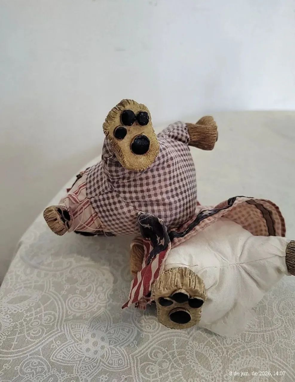 Par de bonecos decorativos da marca Russa Berrie - Foto 4