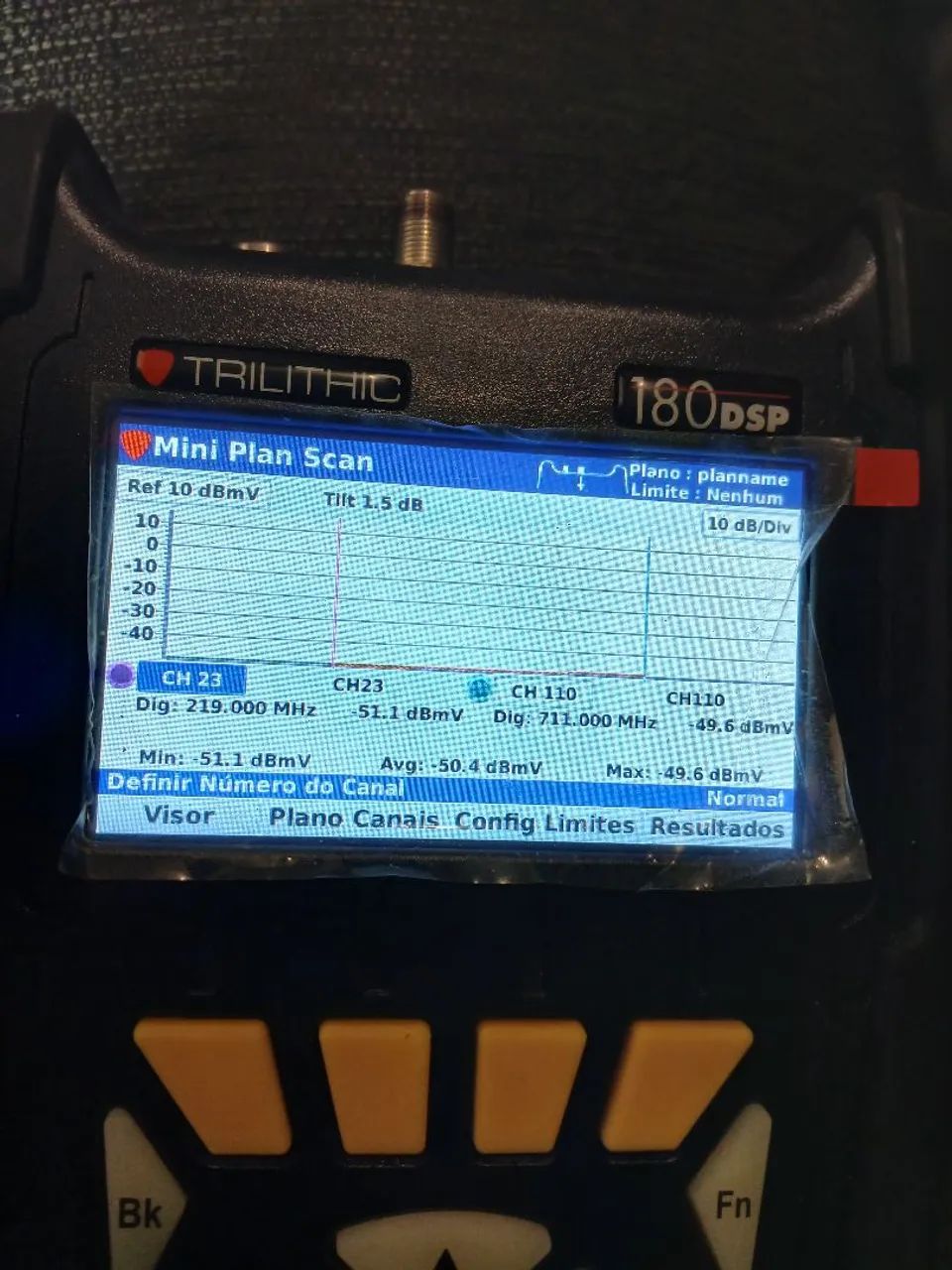 Medidor de Sinal Trilithic 180DSP TV a Cabo/Internet - Foto 5