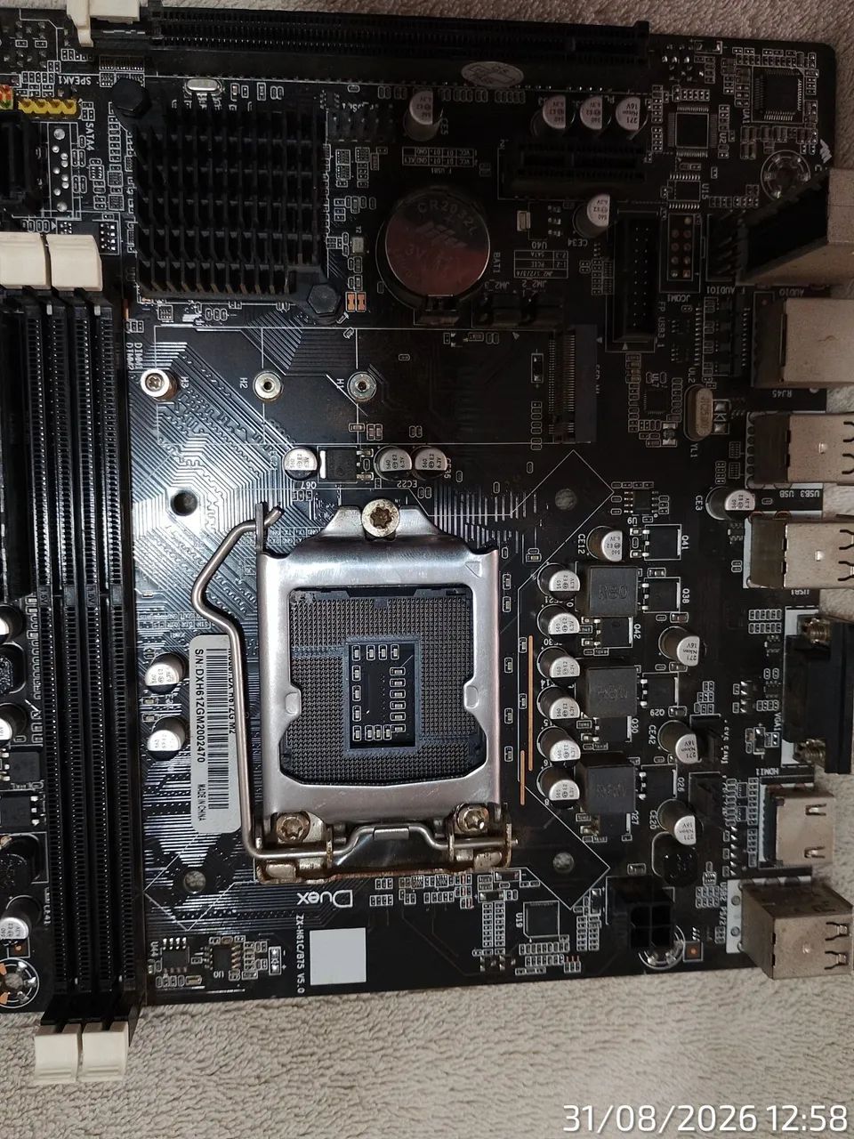 Placa mãe Duex H61 LGA 1155 DDR3 - Funciona perfeitamente - Foto 2