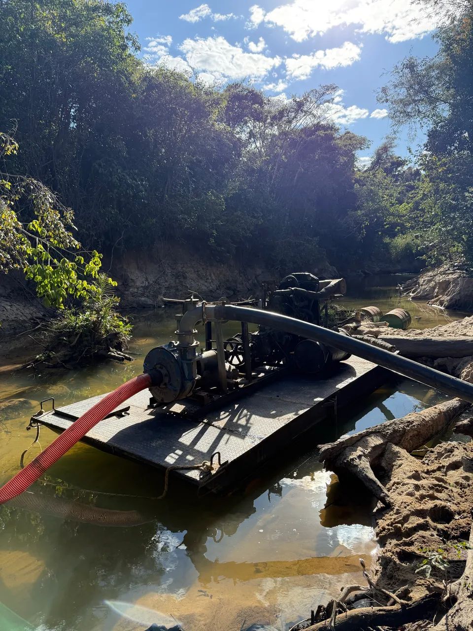 Draga 5" motor Mercedes 608