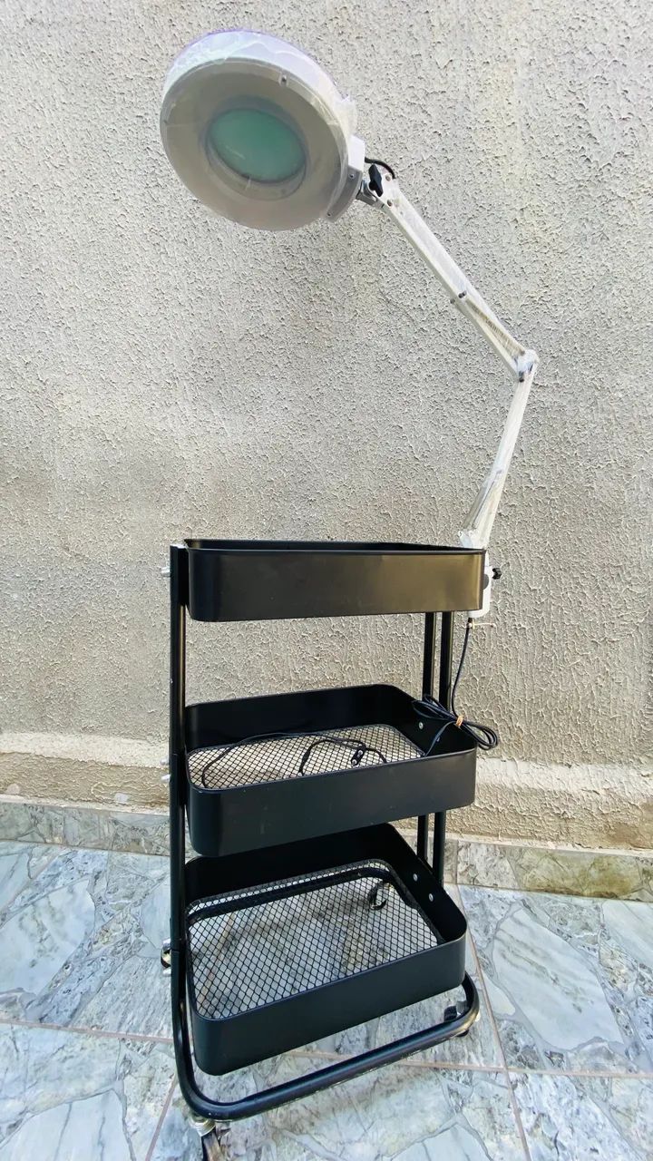 Carrinho auxiliar last design com Ring light  - Foto 4