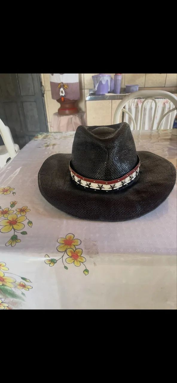 CHAPÉU PRETO COWBOY  VINDO DO TEXAS SADDLEBACK HATS