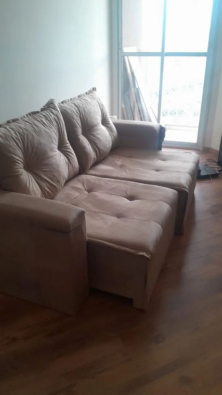 Sofá retrátil Texas ótimo para apartamento, de fábrica(PASSE O CEP) - Foto 3