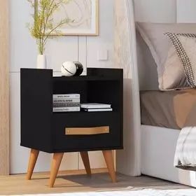 Mesa Cabeceira Par Retro 1 Gaveta - Oferta!! - Foto 2