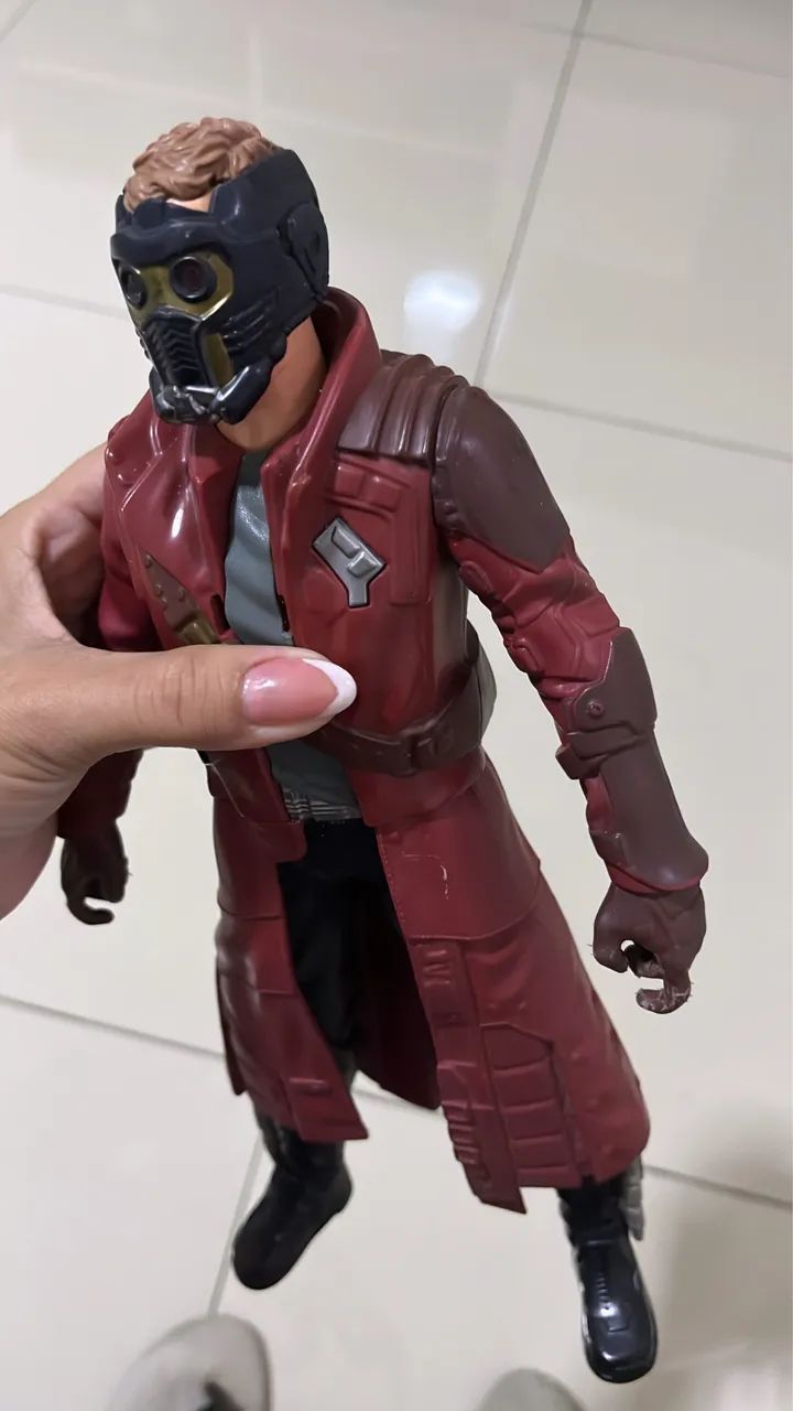 Brinquedo boneco star lord marvel da Hasbro - Foto 4