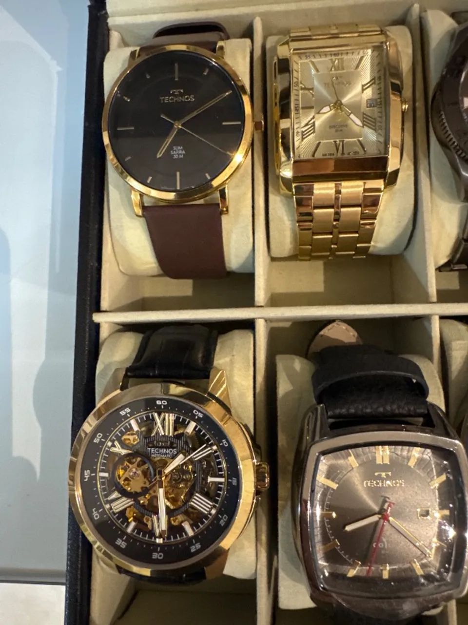 CAIXA COM 10 RELÓGIOS - TECHNOS, ORIENT E CITIZEN - Foto 3