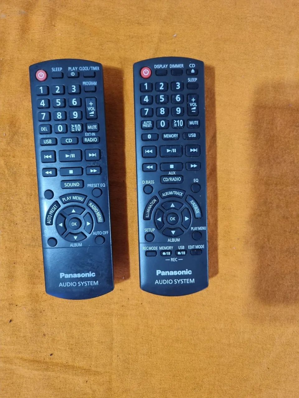 2 controle remoto Panasonic 