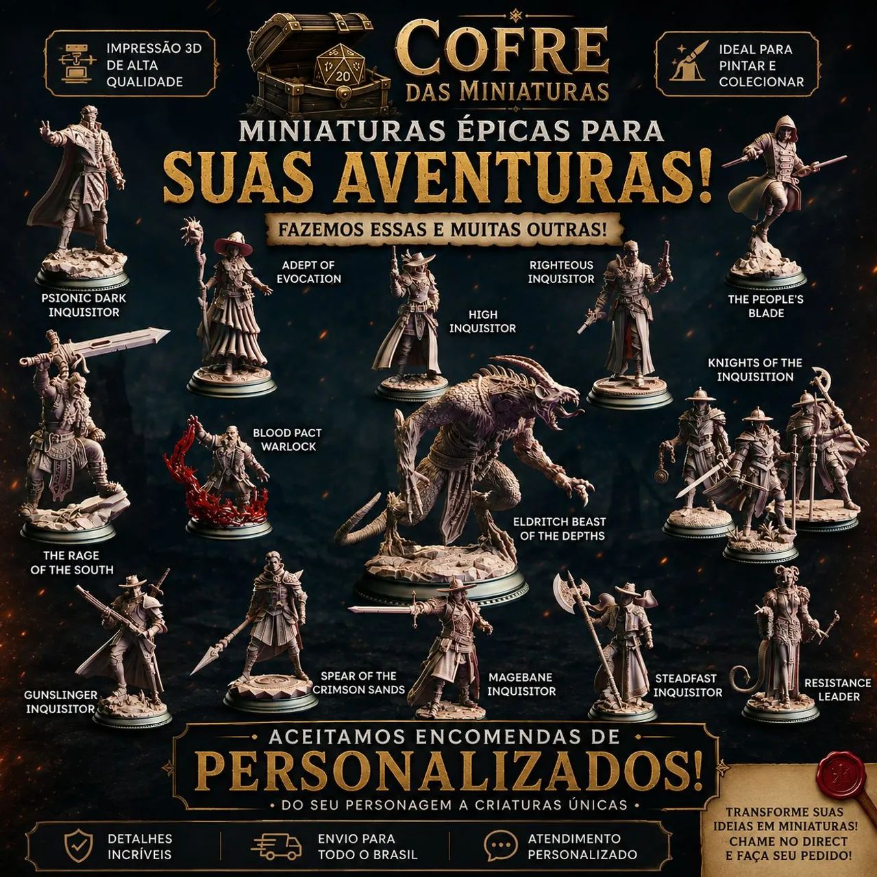 Kit miniatura RPG