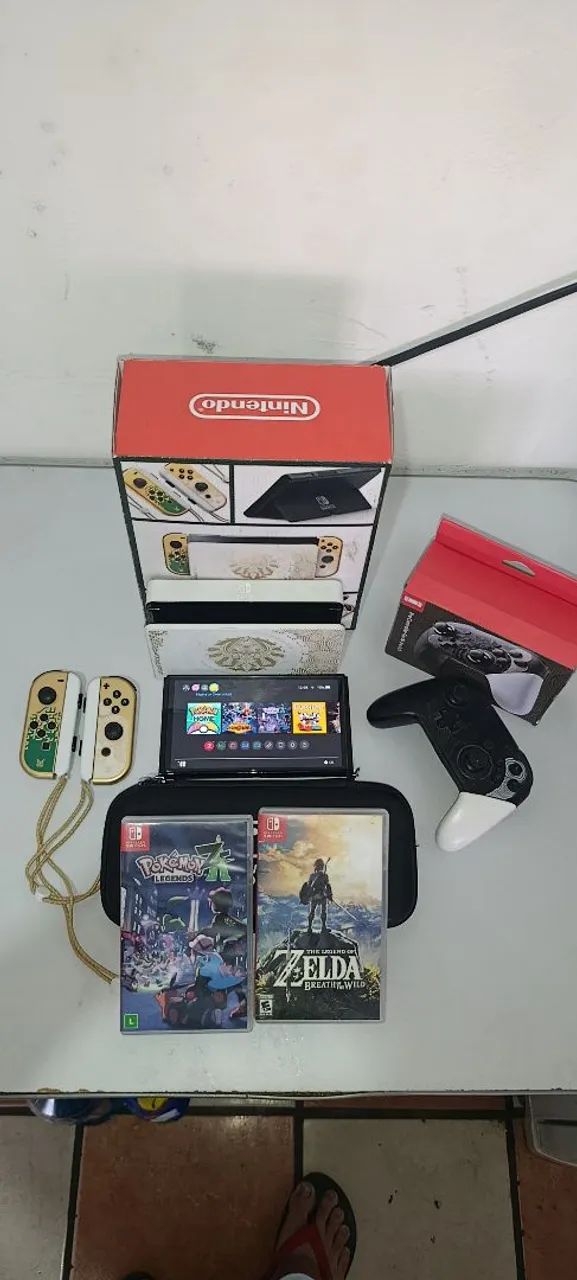 Nintendo switch oled versão Zelda