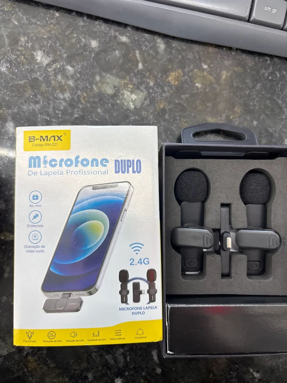 Microfone de lapela - Foto 3