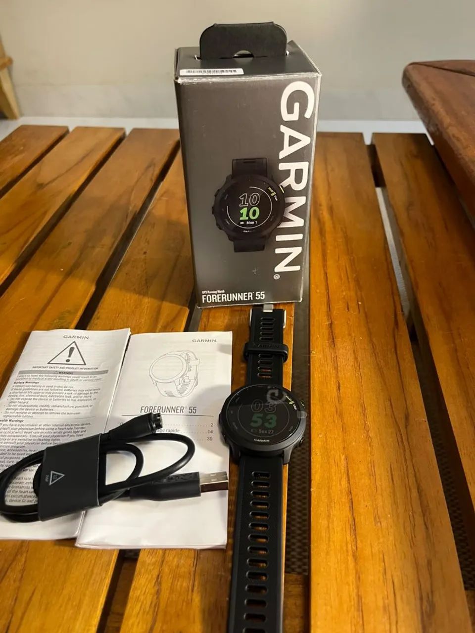 Relógio Garmin Forerunner 55 NOVO NA CAIXA - Foto 3