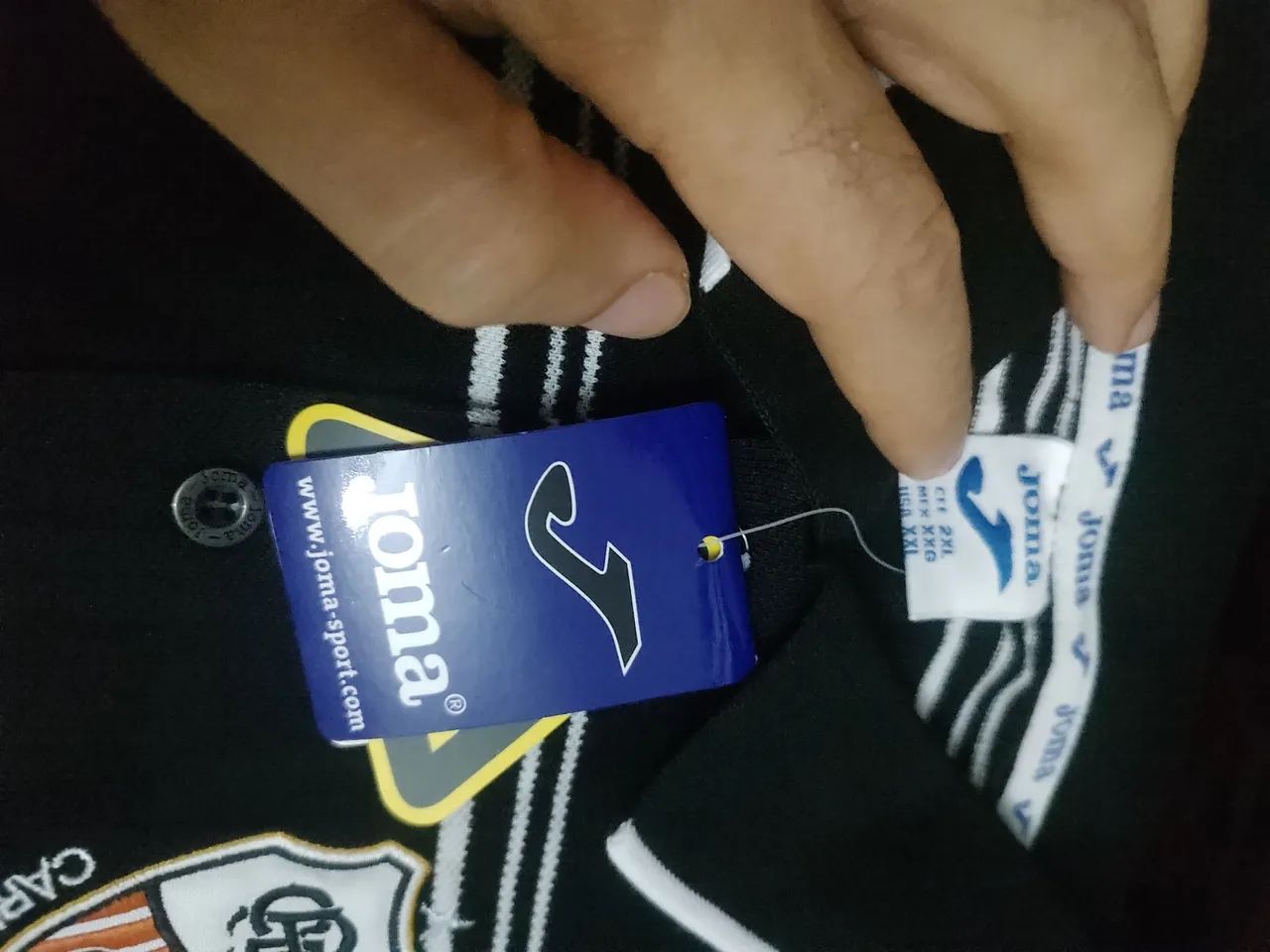 Camisa Polo, cor preta,tamanho XXG, 40 anos do Carlos Barbosa futsal - Foto 6