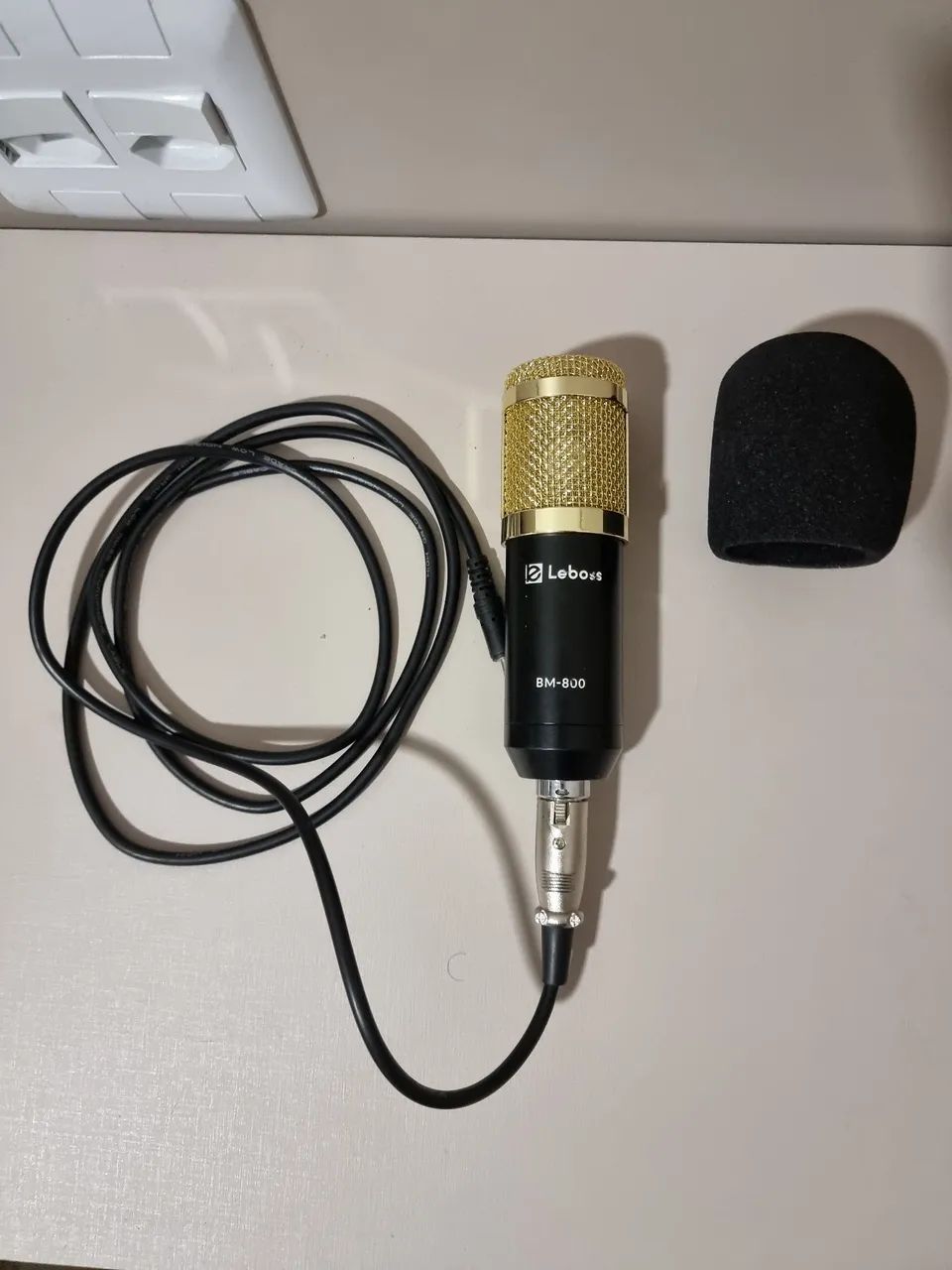 Microfone de estudio