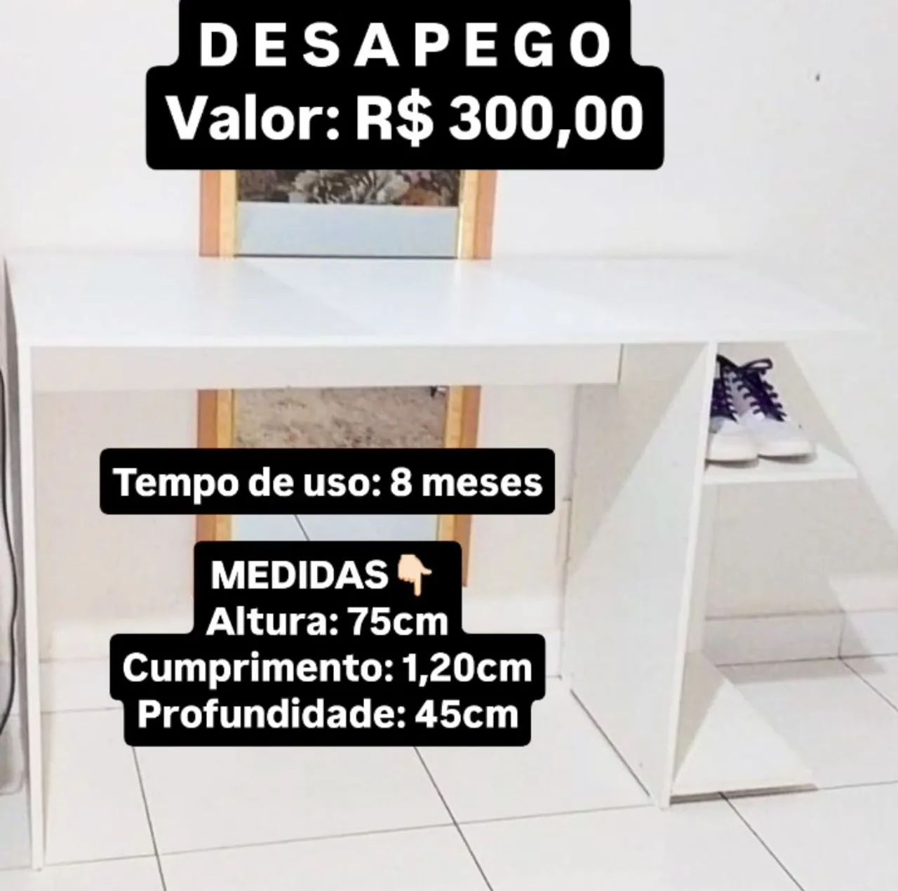 Mesa de computador - Escrivaninha - Mesa de Estudos64962183265537120